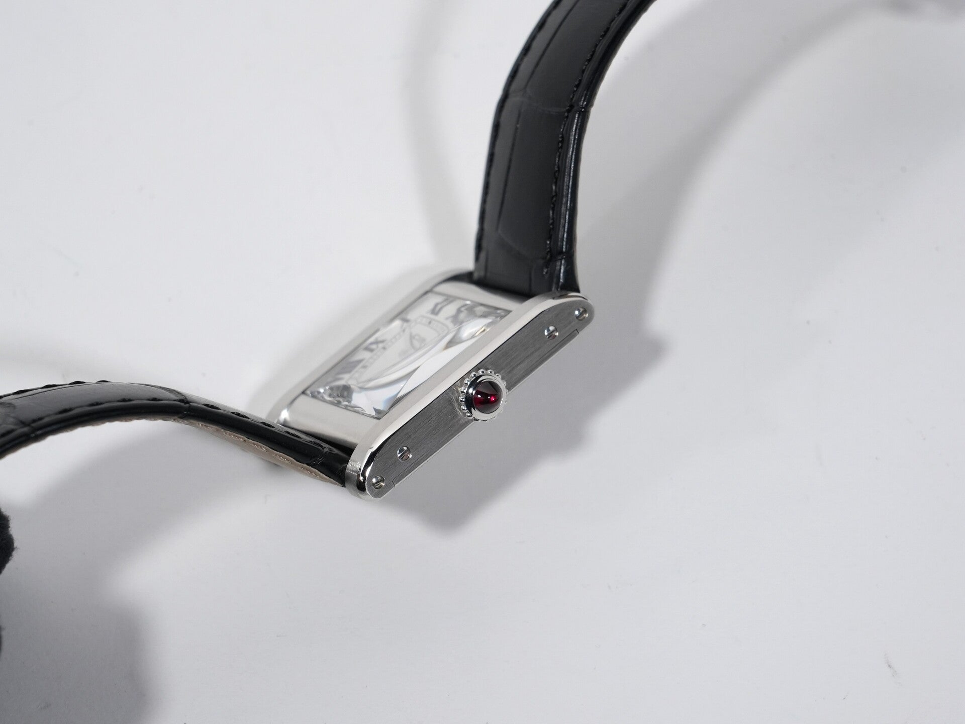 カルティエ タンク ノルマル Ref.WGTA0109 プラチナ シルバー文字盤 美品 5d7xohq9