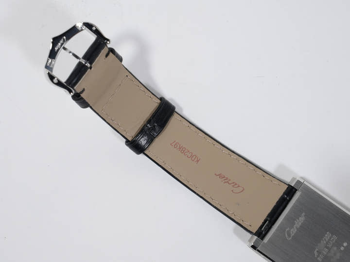 カルティエ タンク ノルマル Ref.WGTA0109 プラチナ シルバー文字盤 美品 5d7xohq9