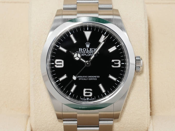 ロレックス エクスプローラー40 Ref.224270 ステンレススチール ブラック文字盤 オイスターブレスレット 美品 9xqh548n