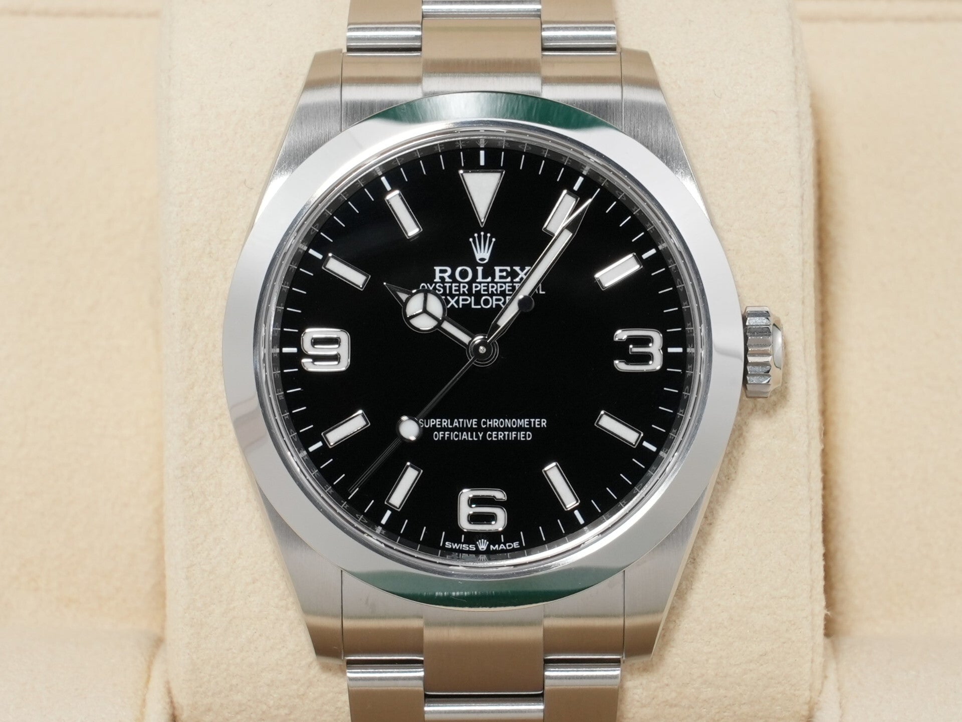 ロレックス エクスプローラー40 Ref.224270 ステンレススチール ブラック文字盤 オイスターブレスレット 美品 9xqh548n