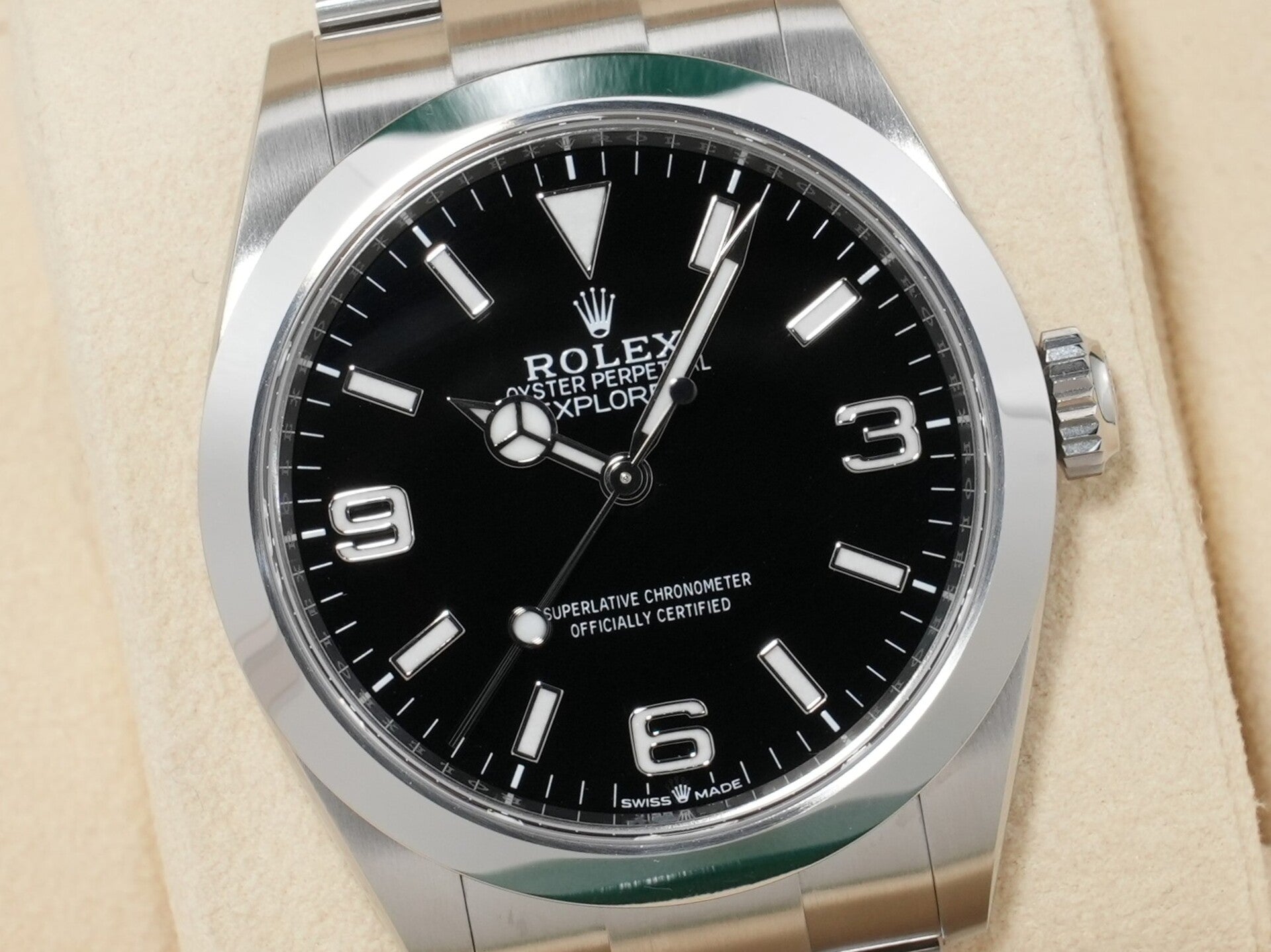 ロレックス エクスプローラー40 Ref.224270 ステンレススチール ブラック文字盤 オイスターブレスレット 美品 9xqh548n