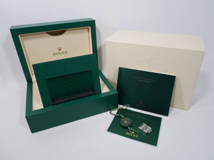 ロレックス エクスプローラー40 Ref.224270 ステンレススチール ブラック文字盤 オイスターブレスレット 美品 9xqh548n