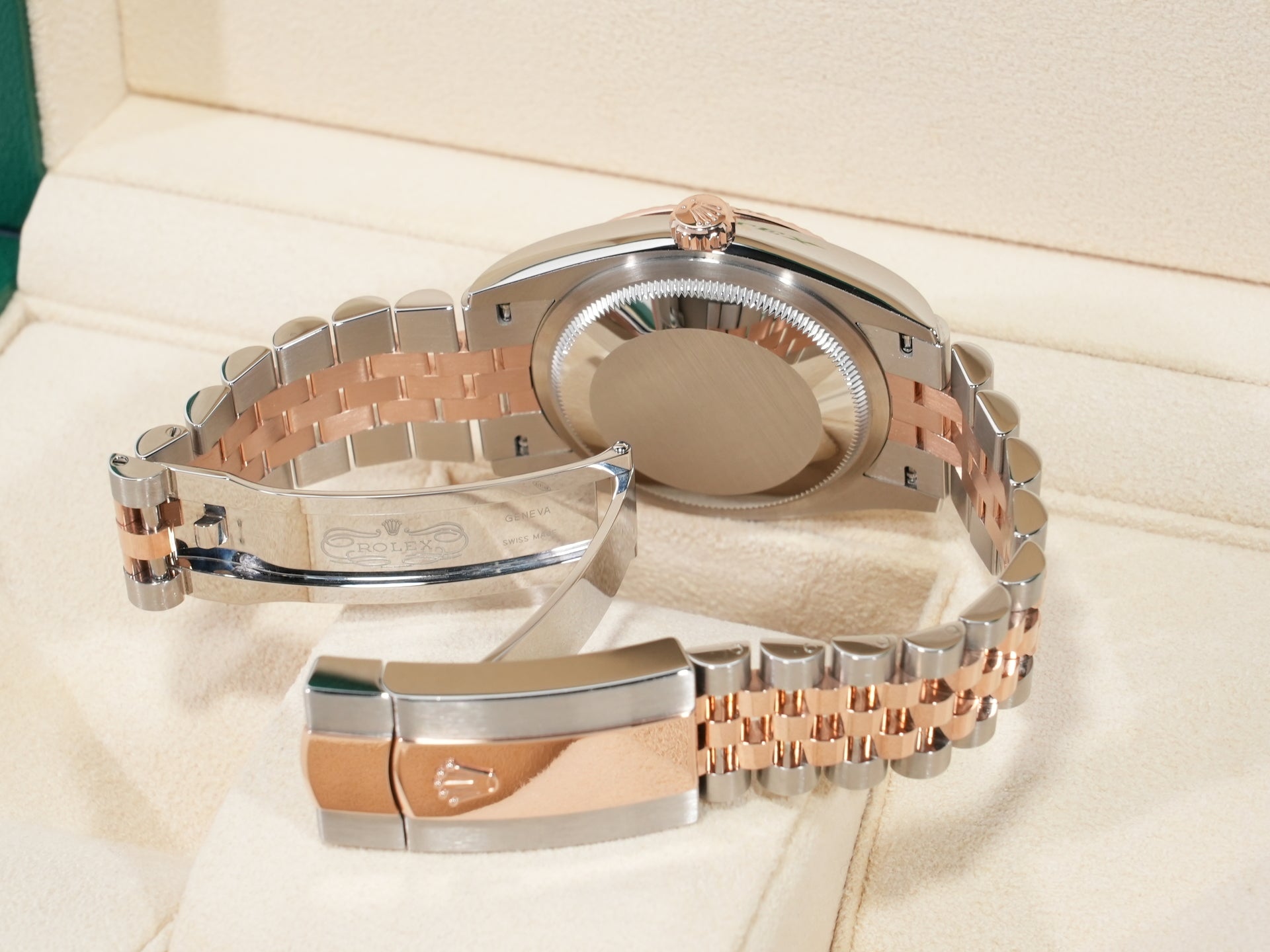 ロレックス デイトジャスト36 Ref.126231 ステンレススチール/エバーローズゴールド チョコレート文字盤 ジュビリーブレスレット 美品 5jg5n3vs