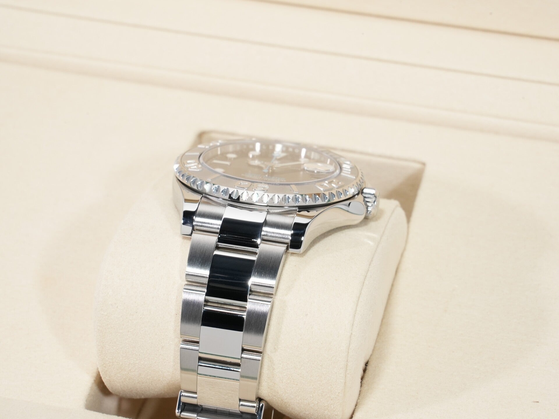 ロレックス ヨットマスター37 Ref.268622 ステンレススチール/プラチナ スレート文字盤 美品 5auyp9rf