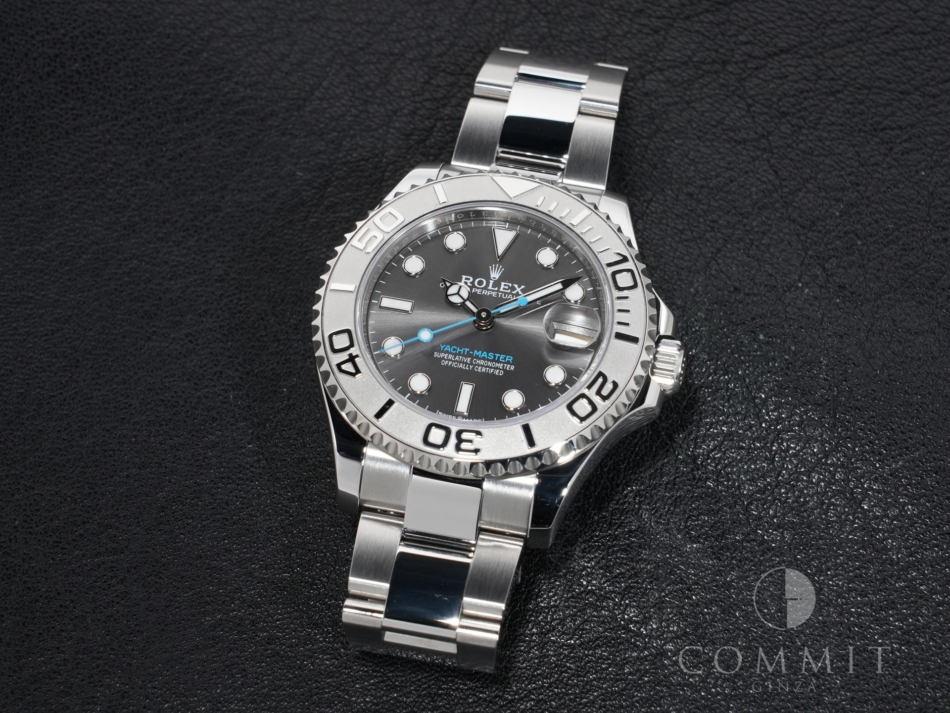 ロレックス ヨットマスター37 Ref.268622 ステンレススチール/プラチナ スレート文字盤 美品 5auyp9rf