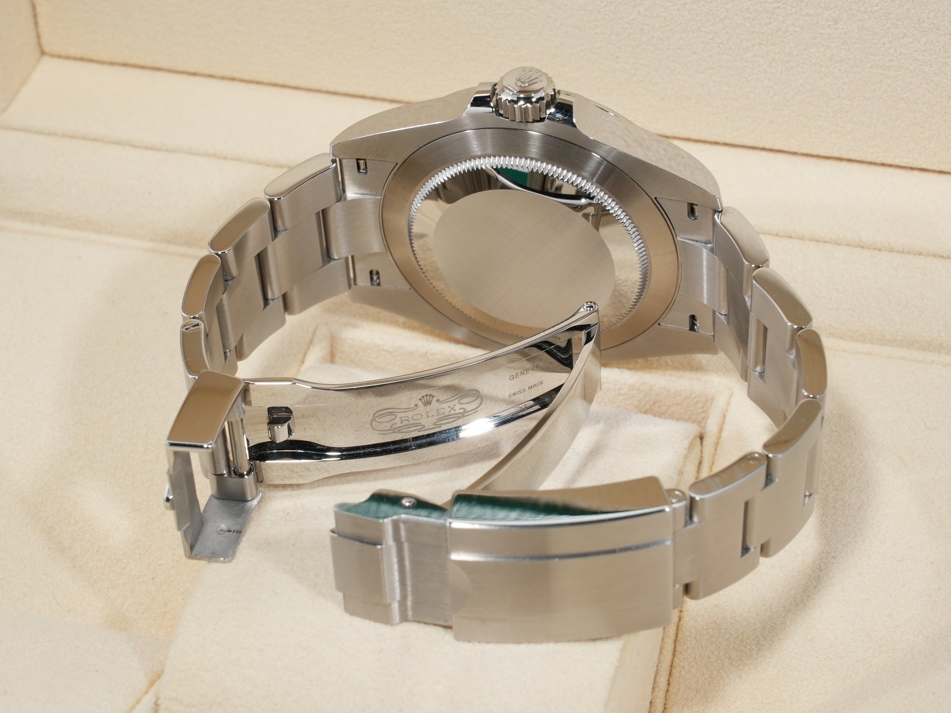 ロレックス エアキング Ref.126900 ステンレススチール ブラック文字盤 オイスターブレスレット 美中古 gsfcg3ke