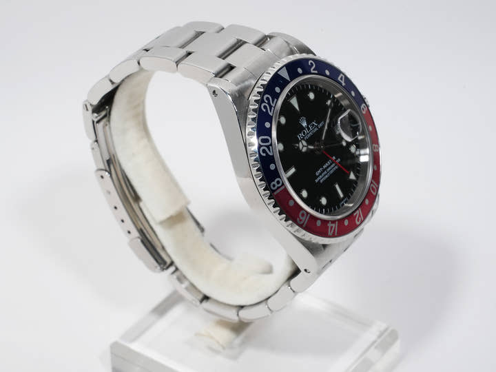 Rolex GMT Master Ref. 16700 Stainless Steel Black Dial Oyster Bracelet Used z9nntx2q