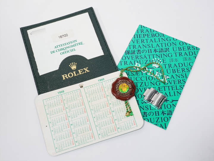 Rolex GMT Master Ref. 16700 Stainless Steel Black Dial Oyster Bracelet Used z9nntx2q