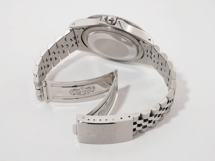 Rolex GMT Master Ref. 16750 Stainless Steel Black Dial Jubilee Bracelet Pre-owned br8bkixe