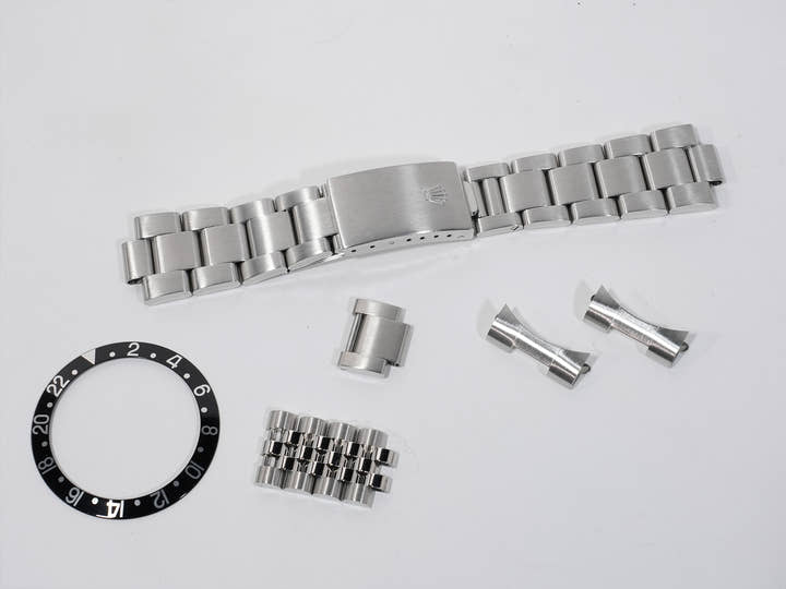 Rolex GMT Master Ref. 16750 Stainless Steel Black Dial Jubilee Bracelet Pre-owned br8bkixe