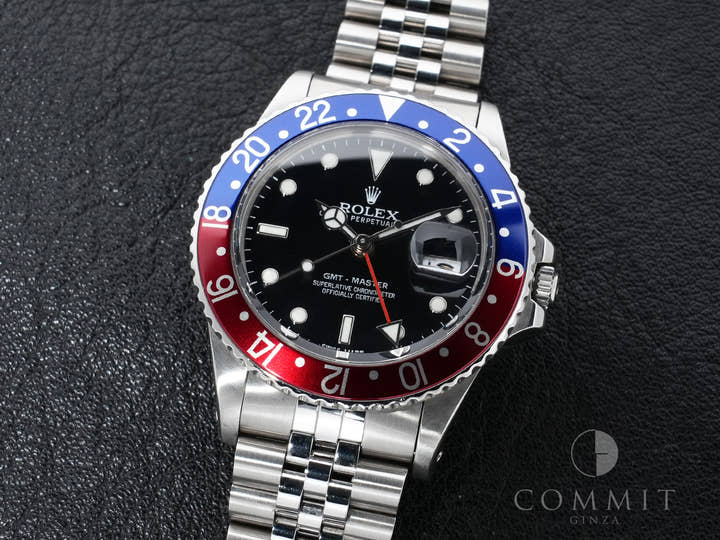Rolex GMT Master Ref. 16750 Stainless Steel Black Dial Jubilee Bracelet Pre-owned br8bkixe