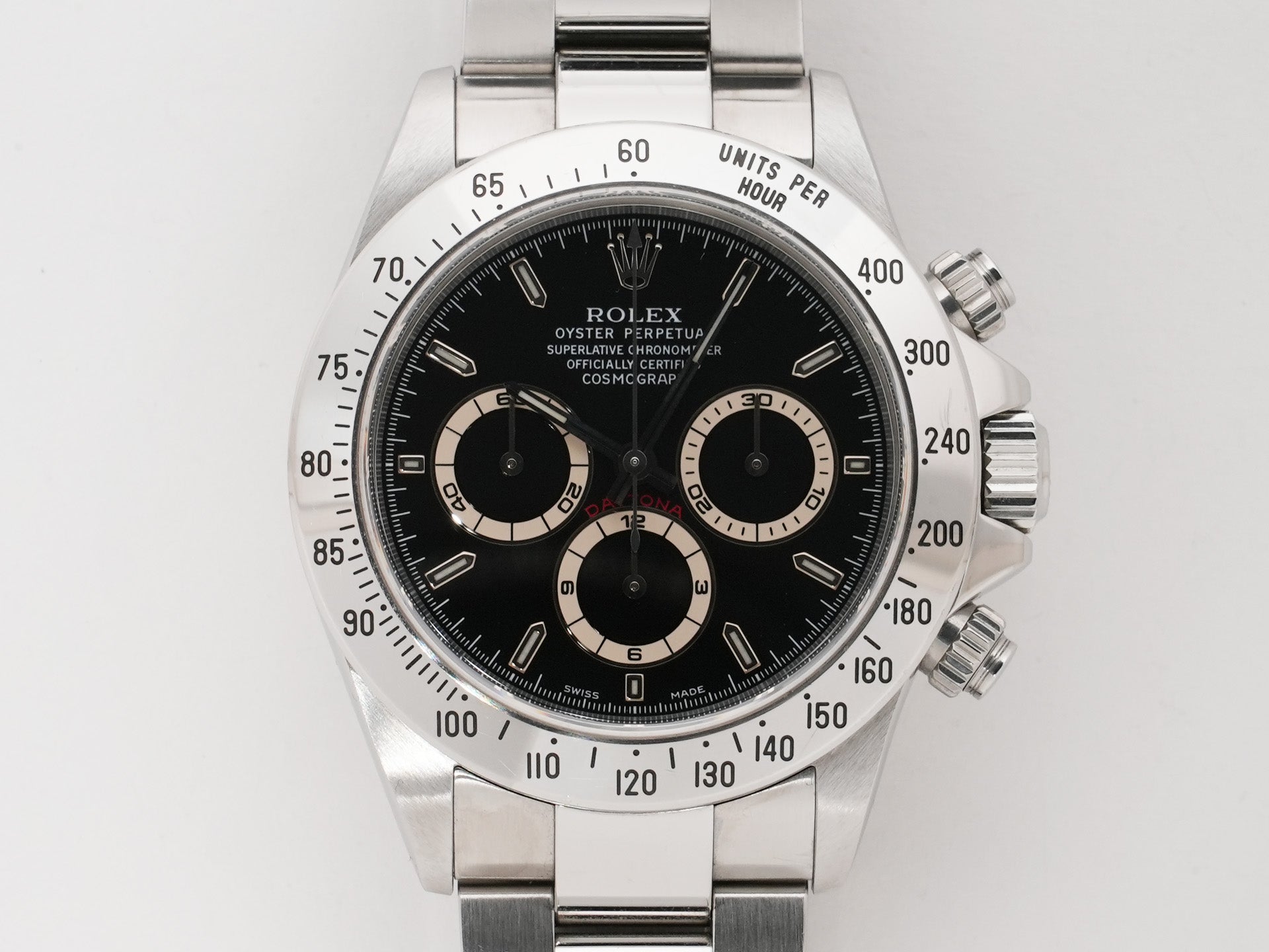 Rolex Daytona El Primero Ref. 16520 Stainless Steel Black Dial Used pfsij37g