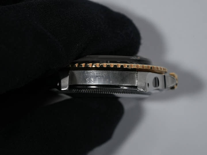 Rolex GMT Master Ref. 1675/3 Stainless Steel/Yellow Gold Black Dial Oyster Bracelet Pre-owned xasvd7ag