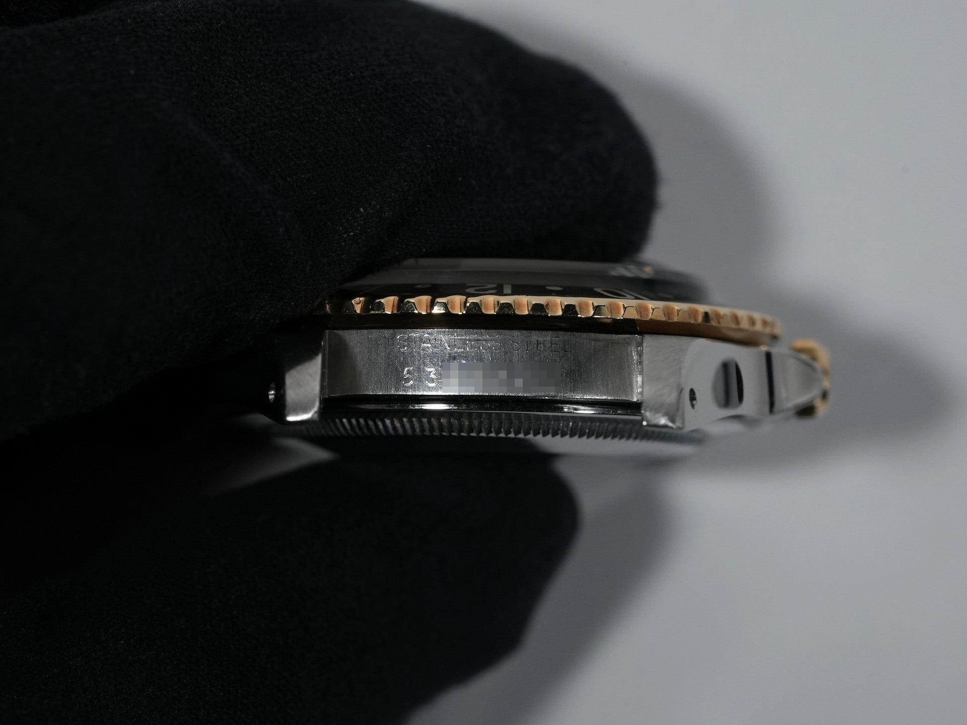 Rolex GMT Master Ref. 1675/3 Stainless Steel/Yellow Gold Black Dial Oyster Bracelet Pre-owned xasvd7ag