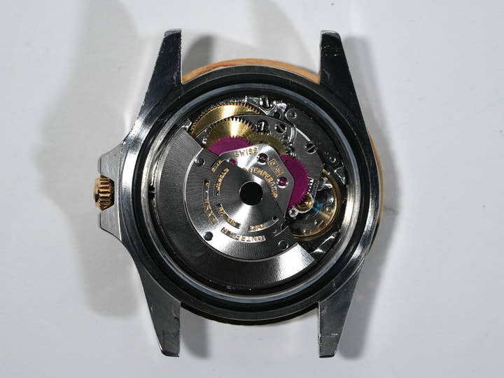 Rolex GMT Master Ref. 1675/3 Stainless Steel/Yellow Gold Black Dial Oyster Bracelet Pre-owned xasvd7ag