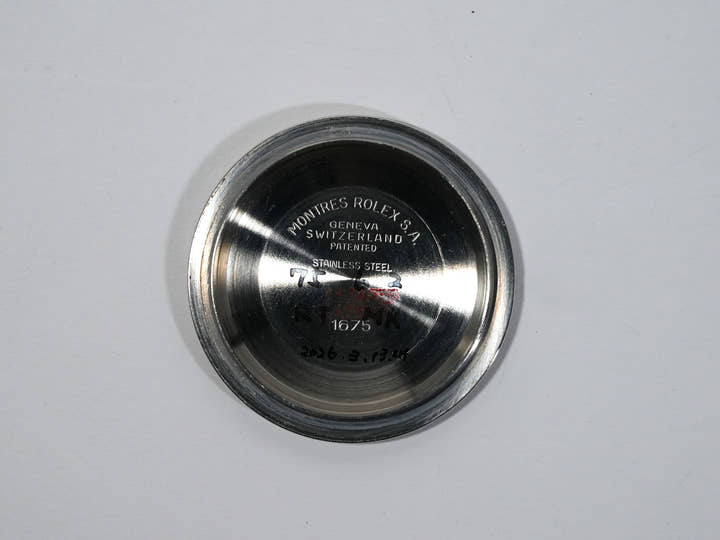 Rolex GMT Master Ref. 1675/3 Stainless Steel/Yellow Gold Black Dial Oyster Bracelet Pre-owned xasvd7ag