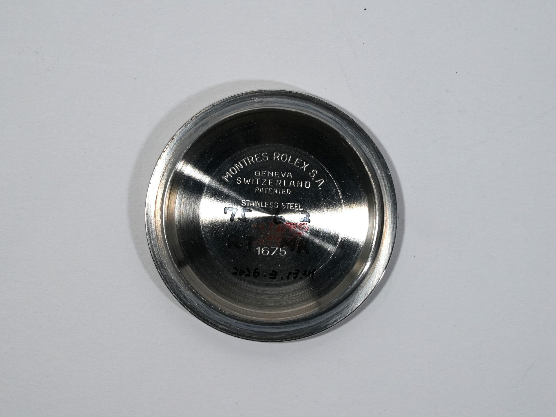 Rolex GMT Master Ref. 1675/3 Stainless Steel/Yellow Gold Black Dial Oyster Bracelet Pre-owned xasvd7ag