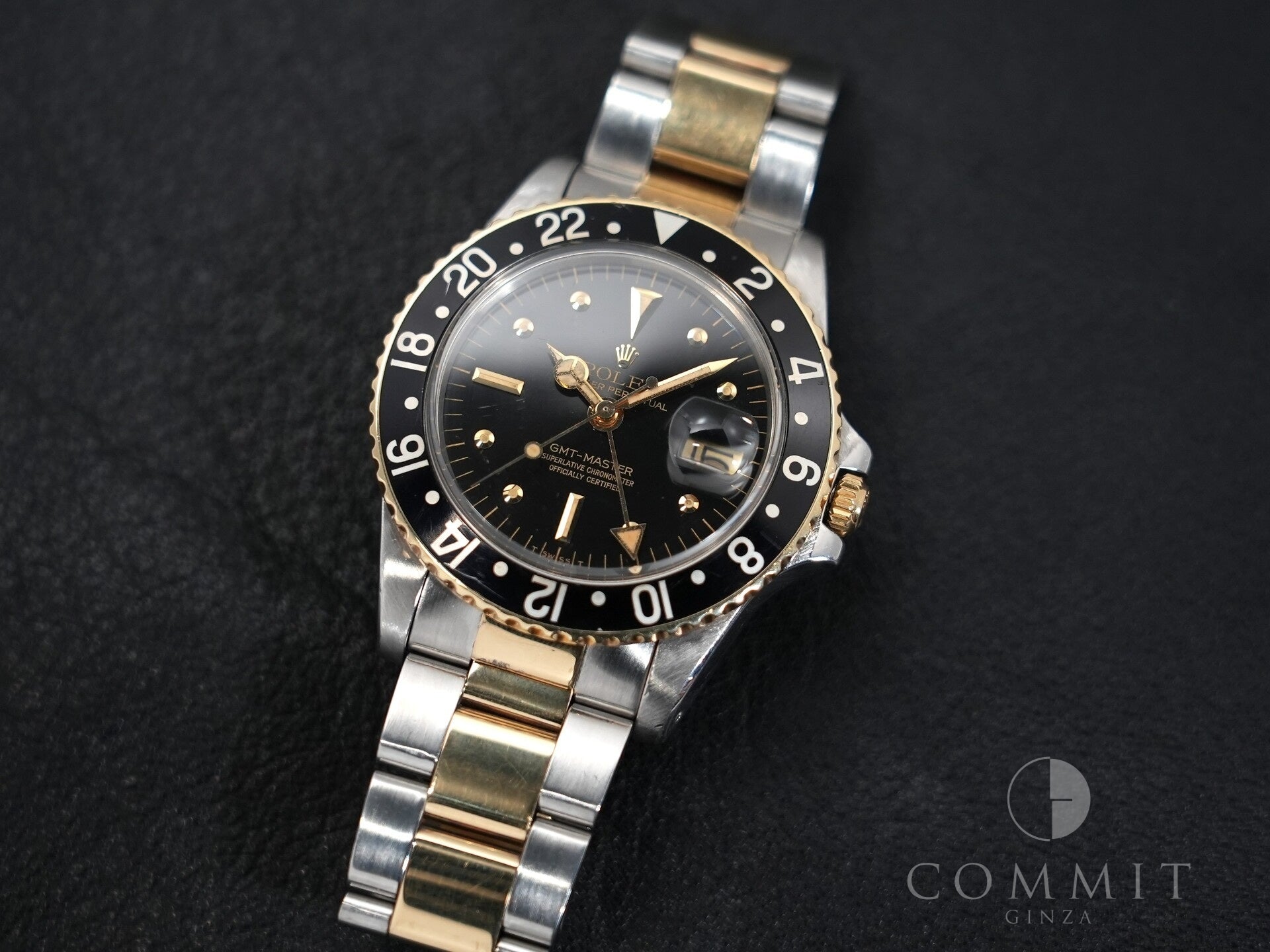 Rolex GMT Master Ref. 1675/3 Stainless Steel/Yellow Gold Black Dial Oyster Bracelet Pre-owned xasvd7ag