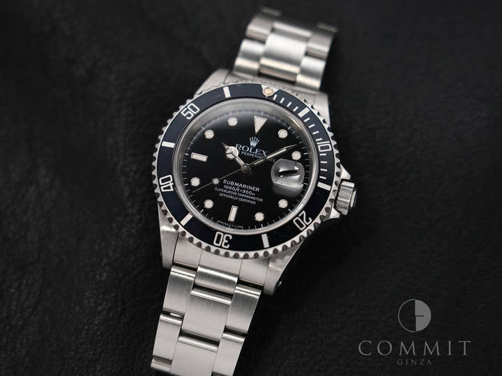 Rolex Submariner Date Ref. 16610 Stainless Steel Black Dial Used dqj5upx9
