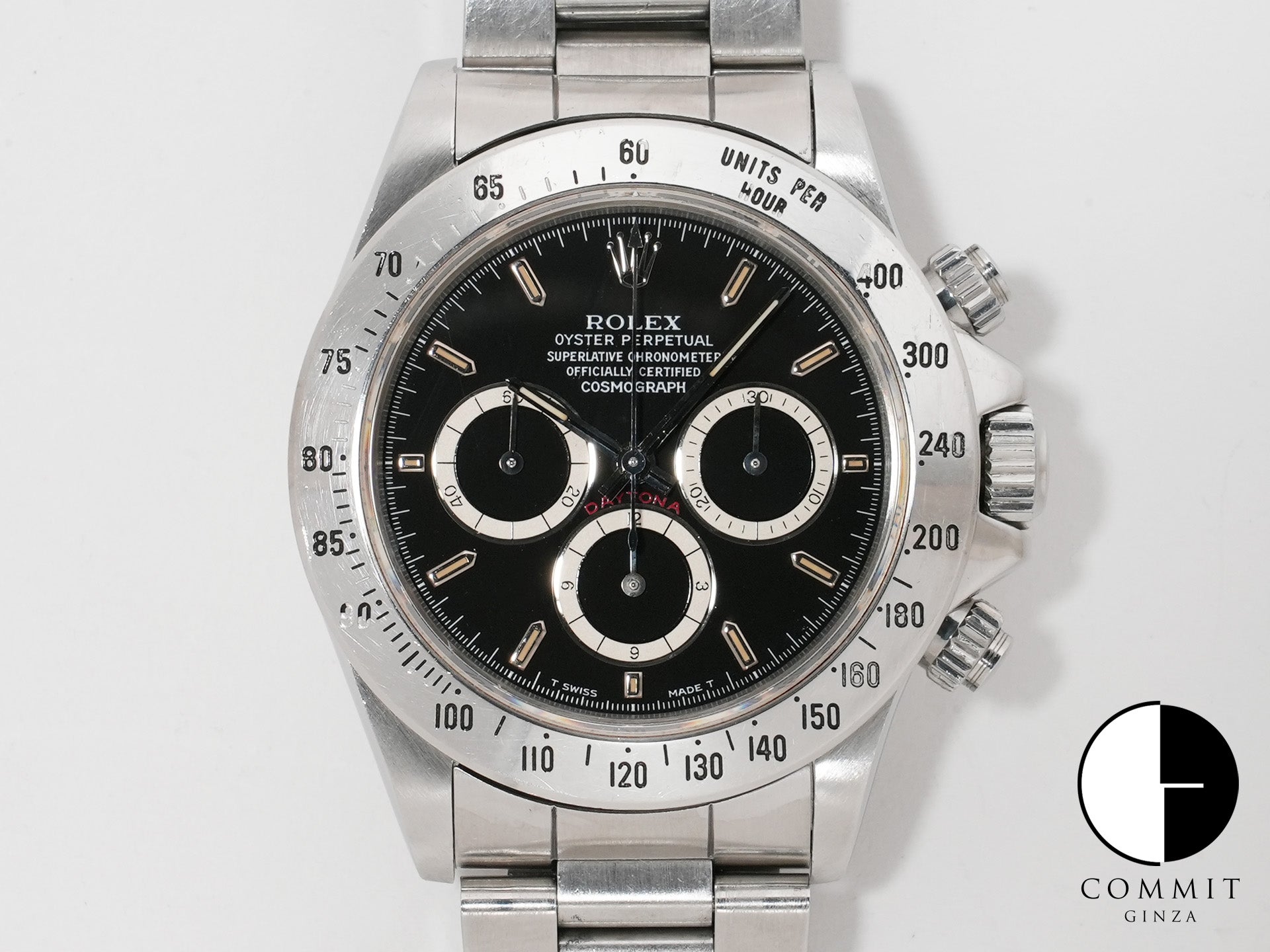 Rolex Daytona El Primero Ref. 16520 Stainless Steel Black Dial Used mzp8wski
