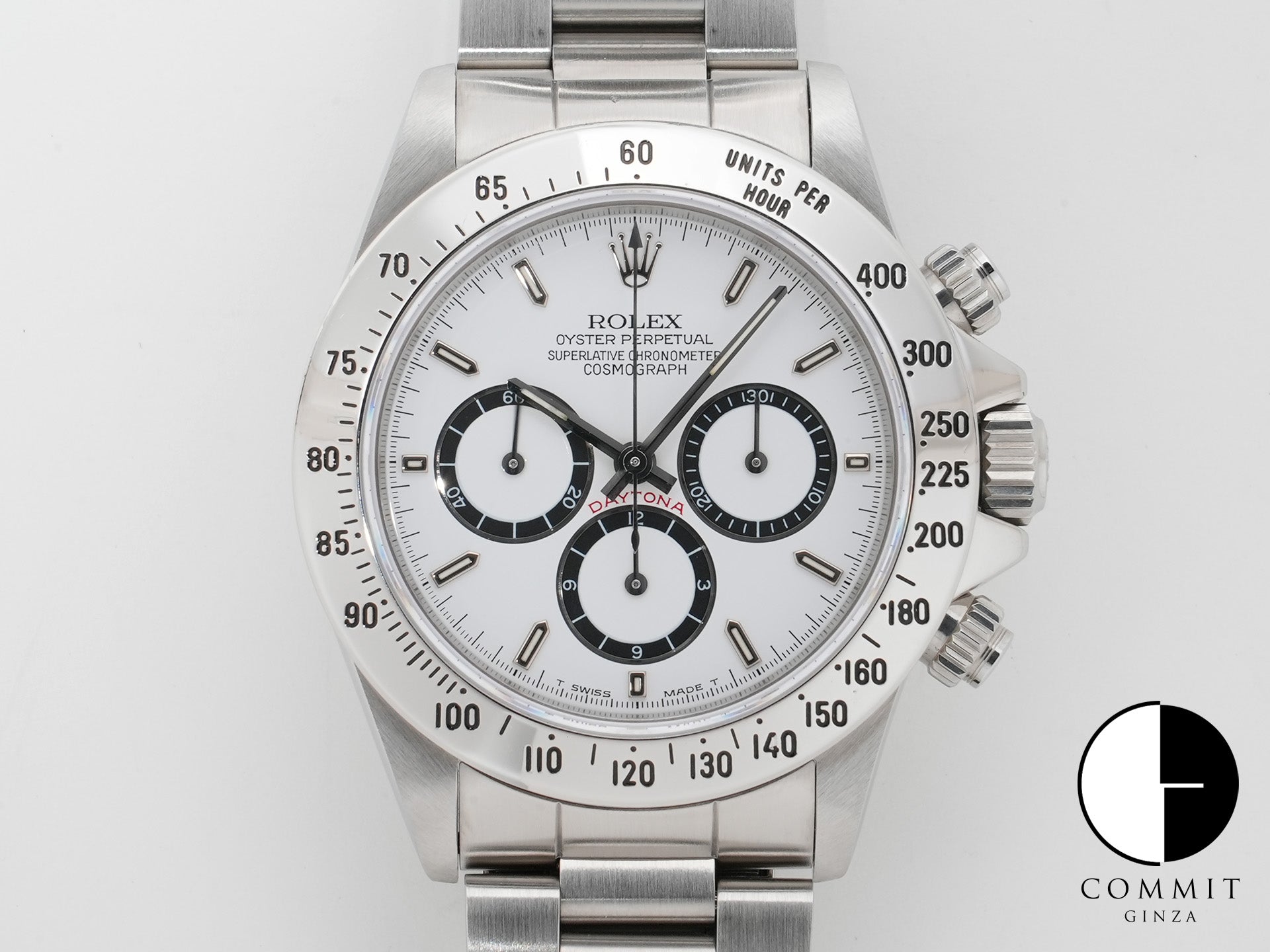 Rolex Daytona El Primero Ref. 16520 Stainless Steel White Dial Excellent Used Condition crngtker
