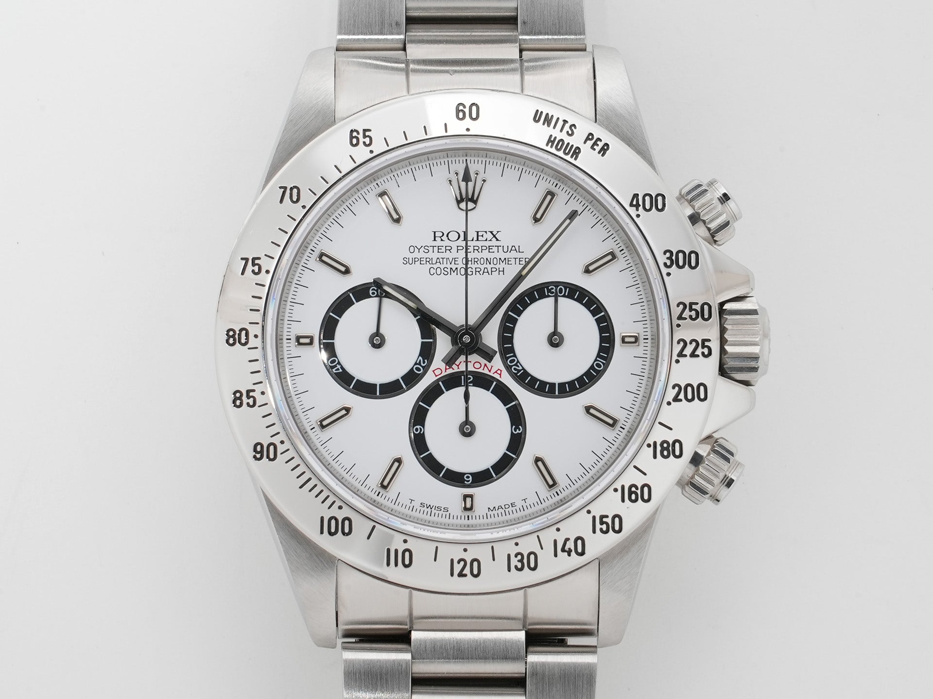 Rolex Daytona El Primero Ref. 16520 Stainless Steel White Dial Excellent Used Condition crngtker