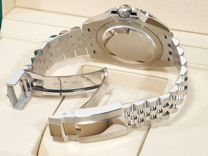 ロレックス GMTマスターII Ref.126710GRNR ステンレススチール ブラック文字盤 ジュビリーブレスレット 未使用 akeuzm2o