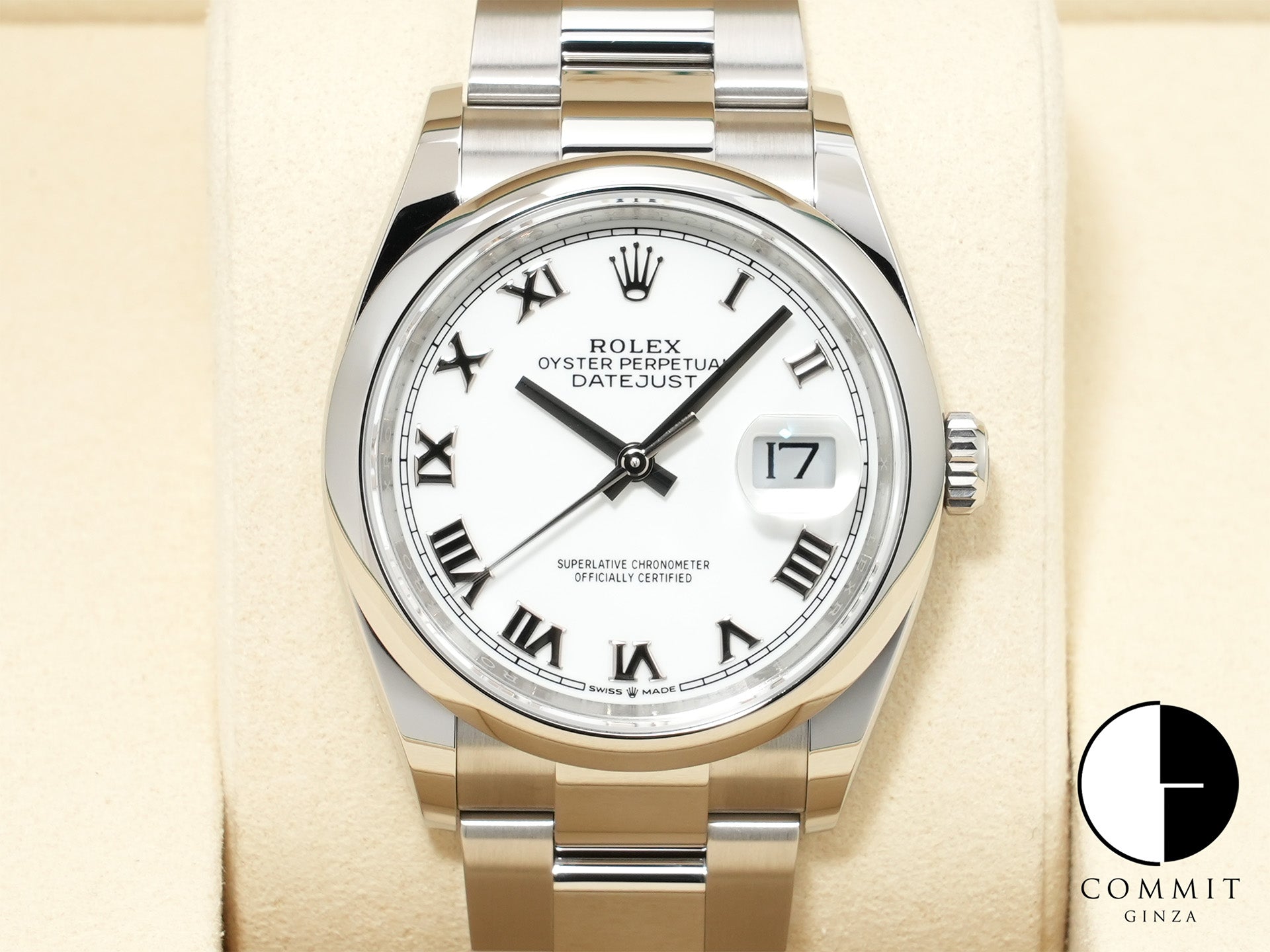 ロレックス デイトジャスト36 Ref.126200 ステンレススチール ホワイト文字盤 オイスターブレスレット 未使用 zxvur4qr