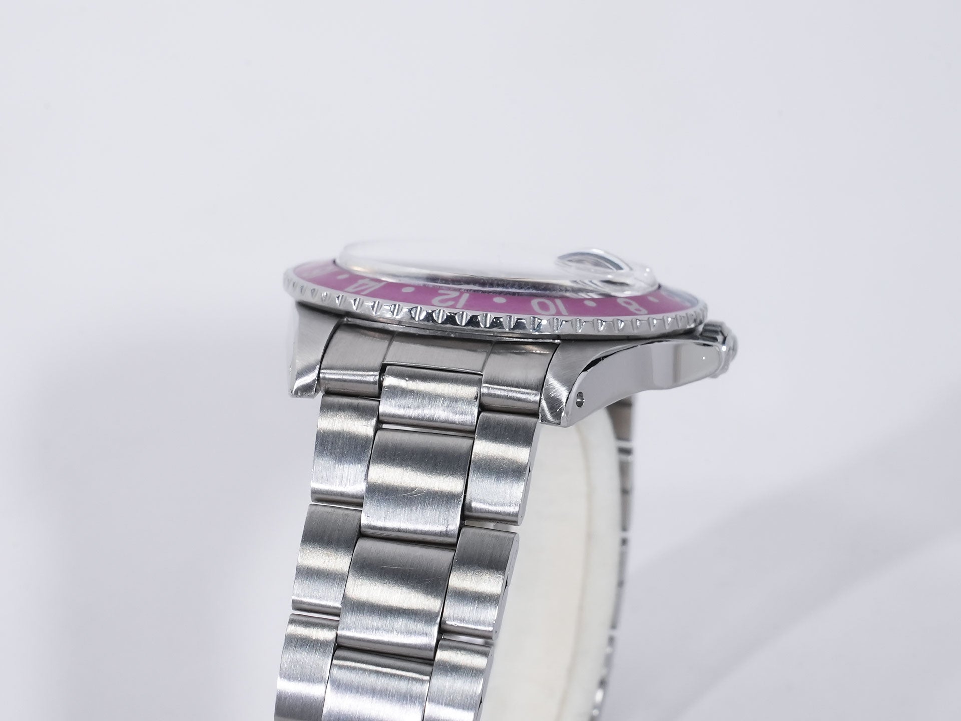 Rolex GMT Master Ref. 1675 Stainless Steel Black Dial Oyster Bracelet Pre-owned 5kfuuqdn