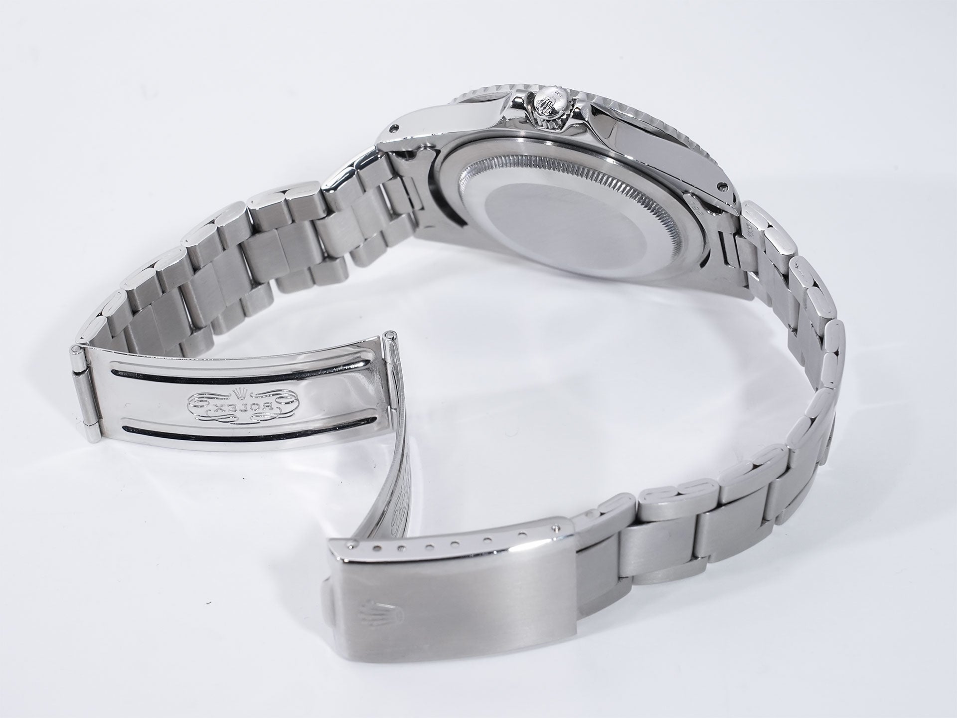 Rolex GMT Master Ref. 1675 Stainless Steel Black Dial Oyster Bracelet Pre-owned 5kfuuqdn