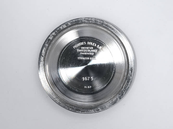 Rolex GMT Master Ref. 1675 Stainless Steel Black Dial Oyster Bracelet Pre-owned 5kfuuqdn