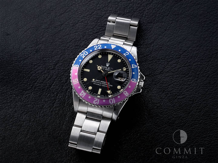 Rolex GMT Master Ref. 1675 Stainless Steel Black Dial Oyster Bracelet Pre-owned 5kfuuqdn