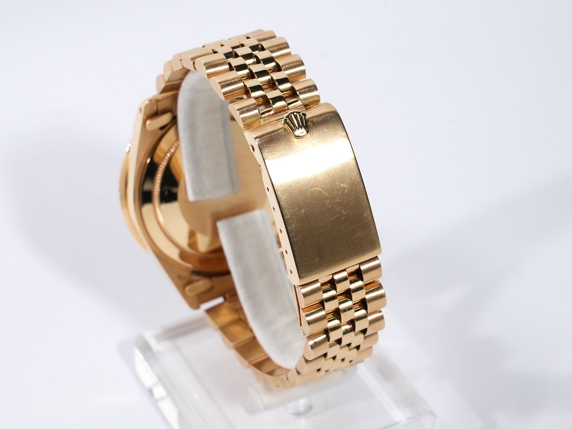 Rolex GMT Master Ref. 1675/8 Yellow Gold Brown Dial Oyster Bracelet Used auqtbwey