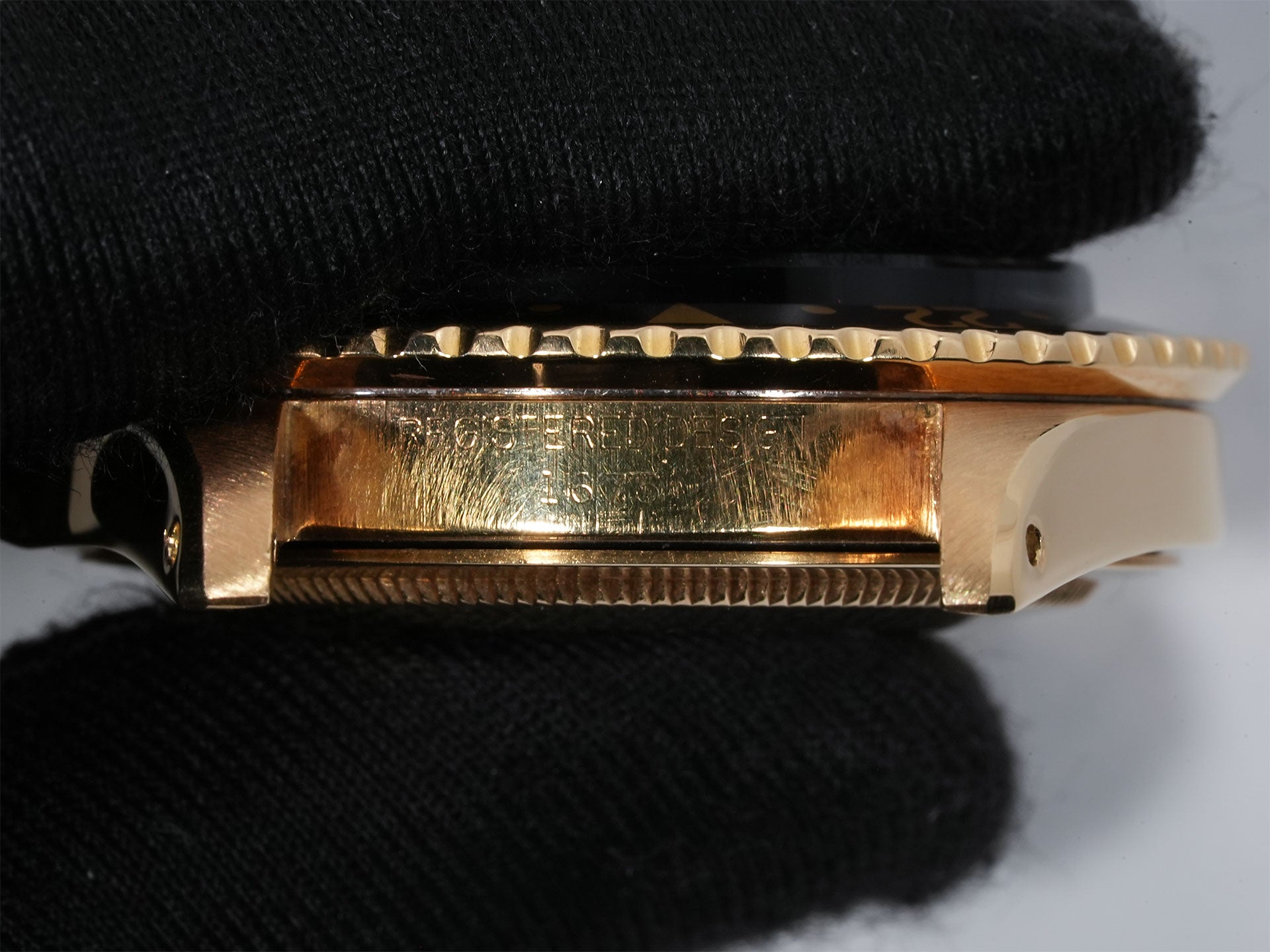 Rolex GMT Master Ref. 1675/8 Yellow Gold Brown Dial Oyster Bracelet Used auqtbwey