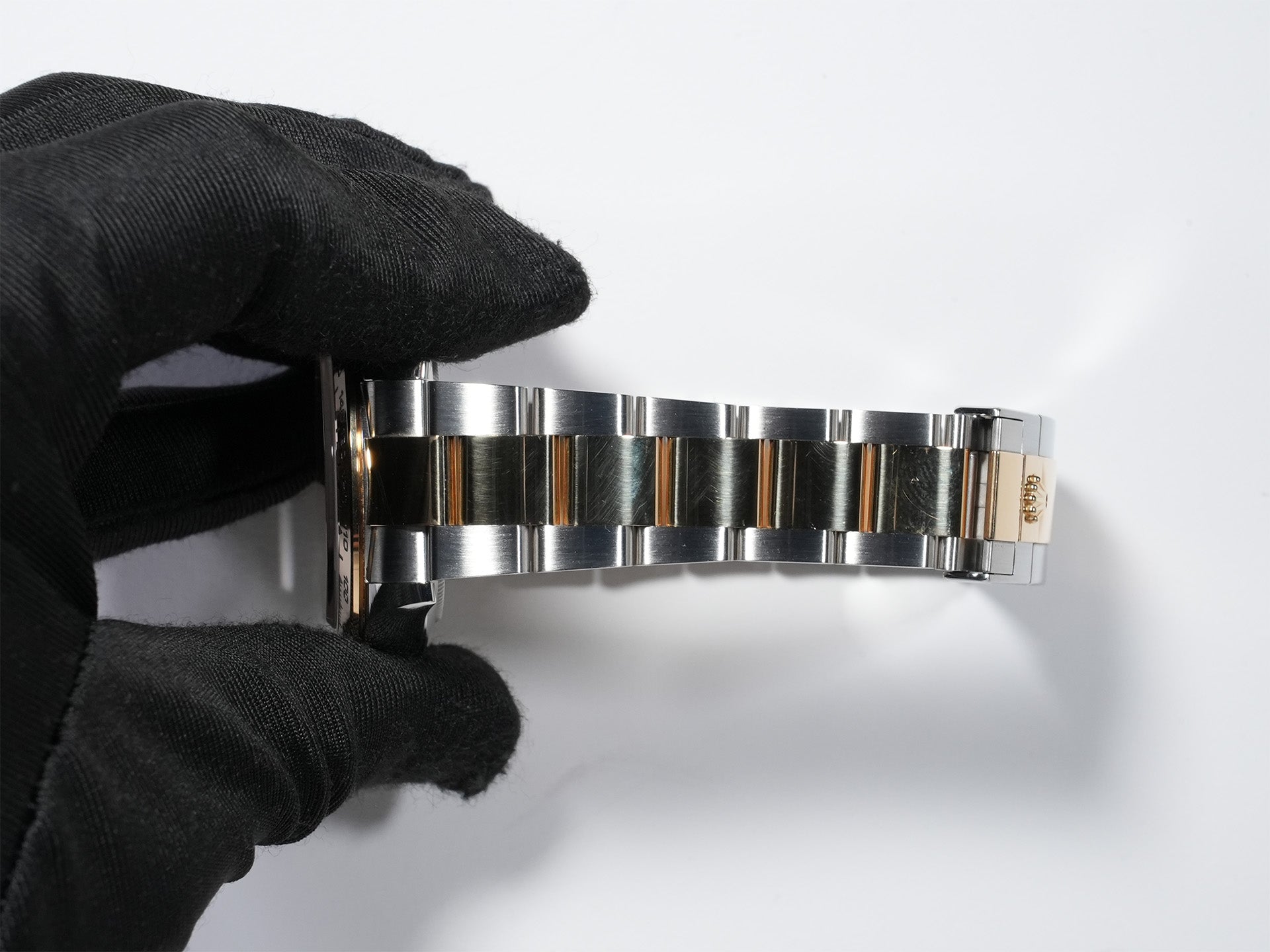 Rolex Daytona Ref.116503NG Stainless Steel/Yellow Gold Black Mother-of-Pearl Dial Used u97oon87