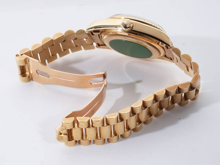 ロレックス デイデイト36 Ref.18038 イエローゴールド オニキス文字盤 中古 s8kh6b34