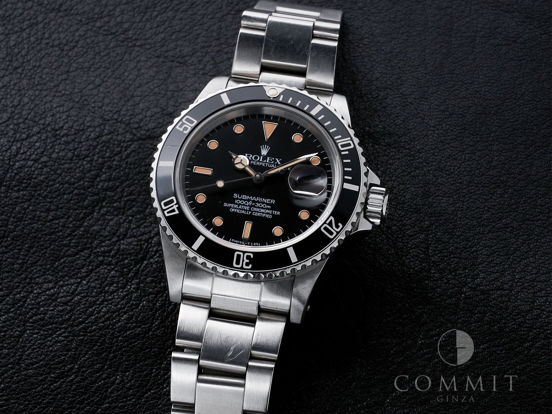 Rolex Submariner Date Ref. 16800 Stainless Steel Black Dial Used o8fye3hu