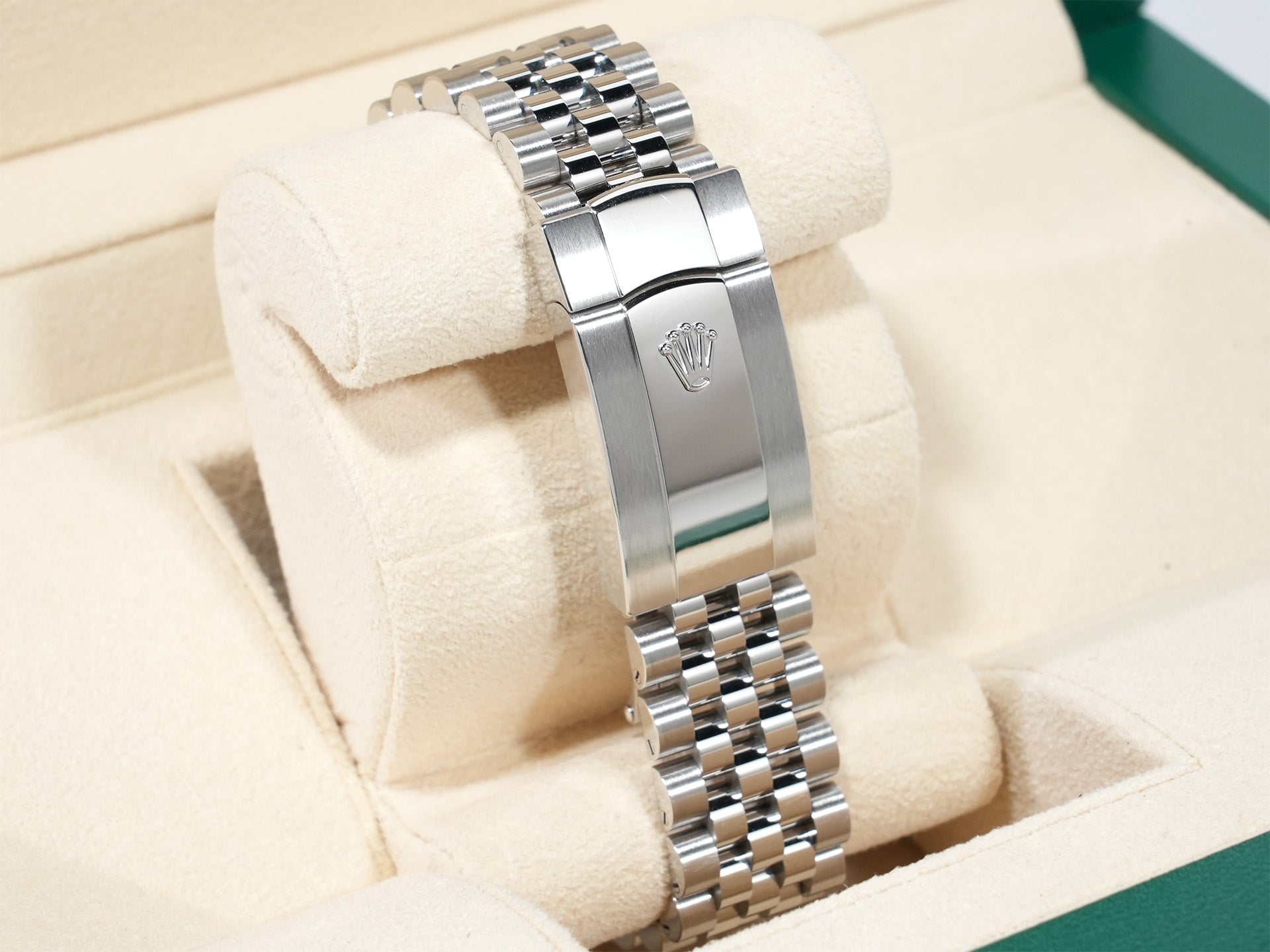 ロレックス デイトジャスト41 Ref.126334G ステンレススチール/ホワイトゴールド ブラックx10Pダイヤ文字盤 ジュビリーブレスレット 中古 xebjw2ig