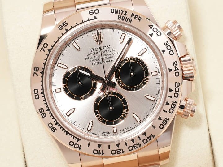 ロレックス デイトナ Ref.126505 エバーローズゴールド サンダストxブライトブラック文字盤 未使用 tyovsp46