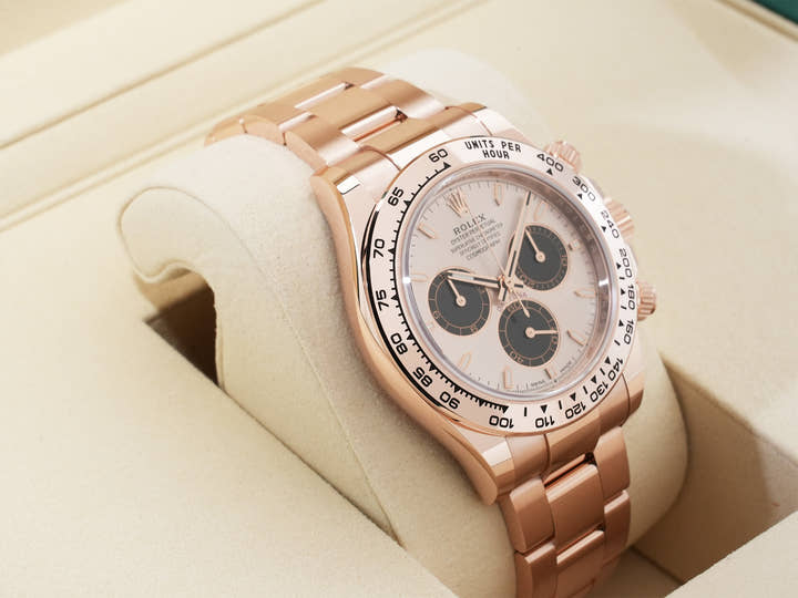 ロレックス デイトナ Ref.126505 エバーローズゴールド サンダストxブライトブラック文字盤 未使用 tyovsp46