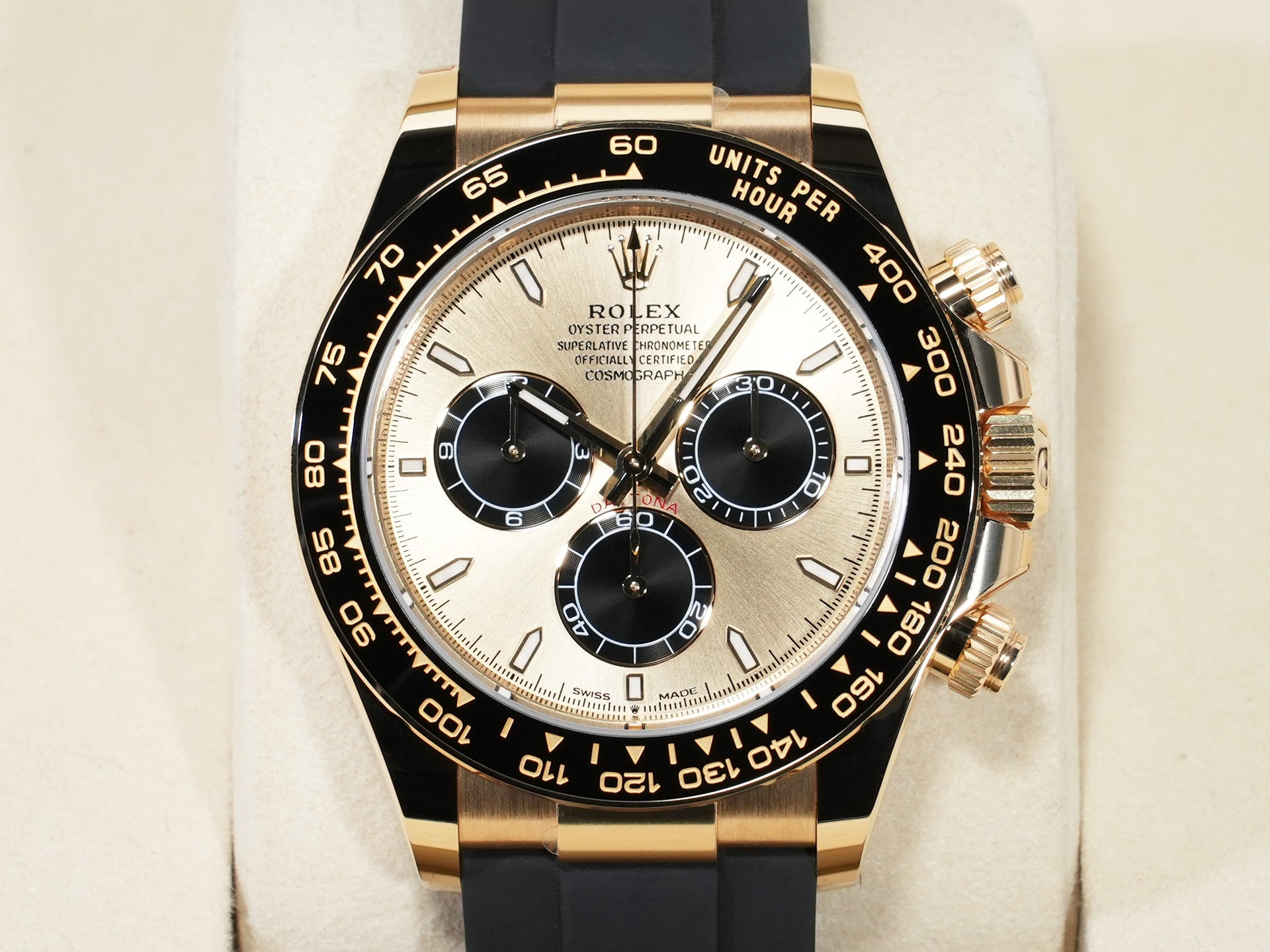 ロレックス デイトナ Ref.126518LN イエローゴールド ゴールデンxブライトブラック文字盤 未使用 euqq8n6u