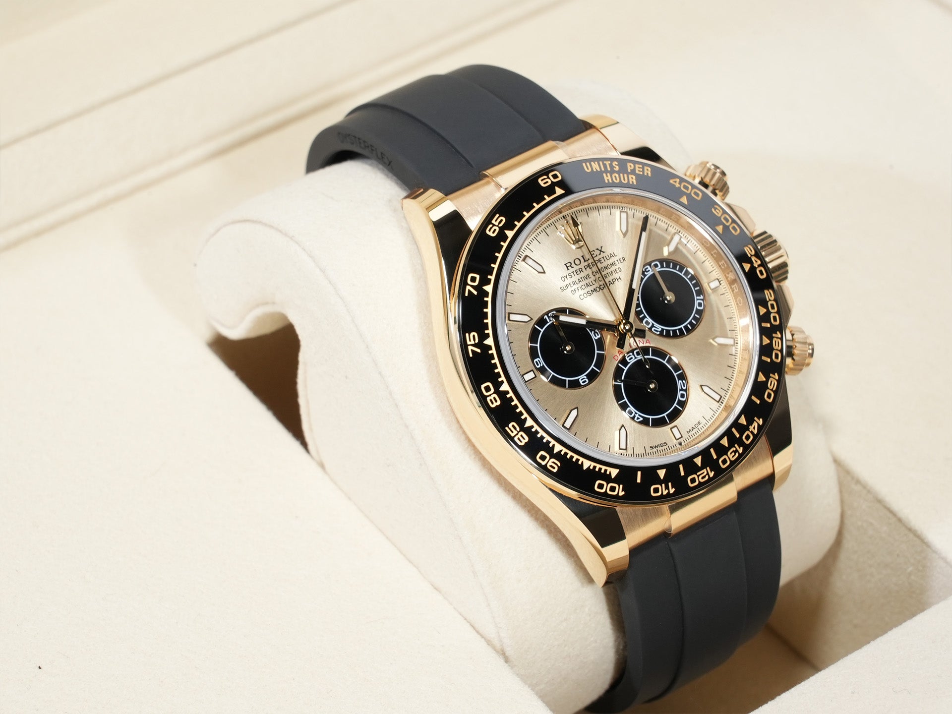 ロレックス デイトナ Ref.126518LN イエローゴールド ゴールデンxブライトブラック文字盤 未使用 euqq8n6u