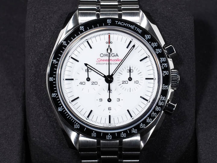 オメガ スピードマスター ムーンウォッチ プロフェッショナル Ref.310.30.42.50.04.001 ステンレス ホワイト文字盤 美品 n6hpdbcz
