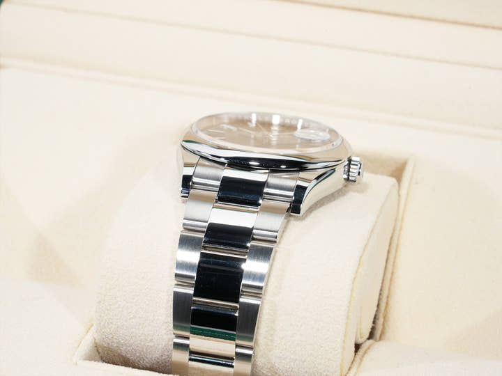 ロレックス デイトジャスト36 Ref.126200 ステンレススチール ブルー フルーテッドモチーフ文字盤 オイスターブレスレット 美中古 b9dsytet