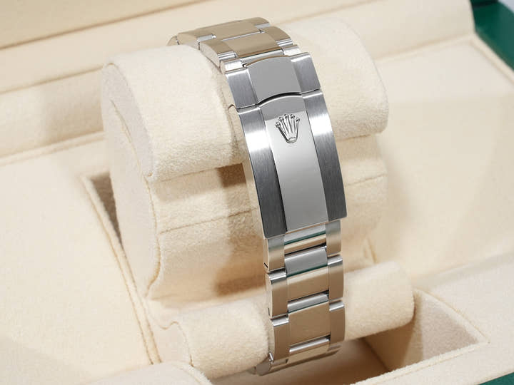 ロレックス デイトジャスト36 Ref.126200 ステンレススチール ブルー フルーテッドモチーフ文字盤 オイスターブレスレット 美中古 b9dsytet