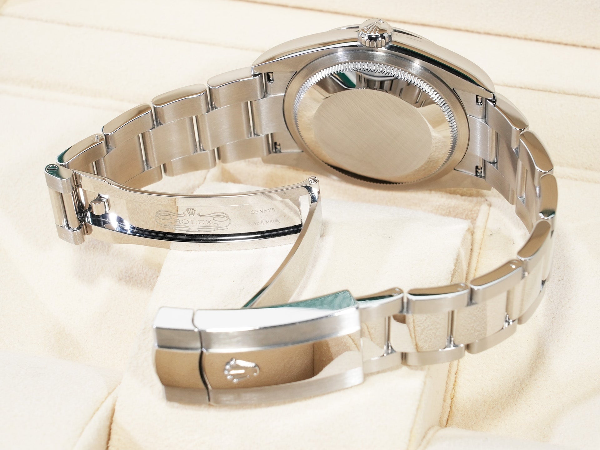 ロレックス デイトジャスト36 Ref.126200 ステンレススチール ブルー フルーテッドモチーフ文字盤 オイスターブレスレット 美中古 b9dsytet