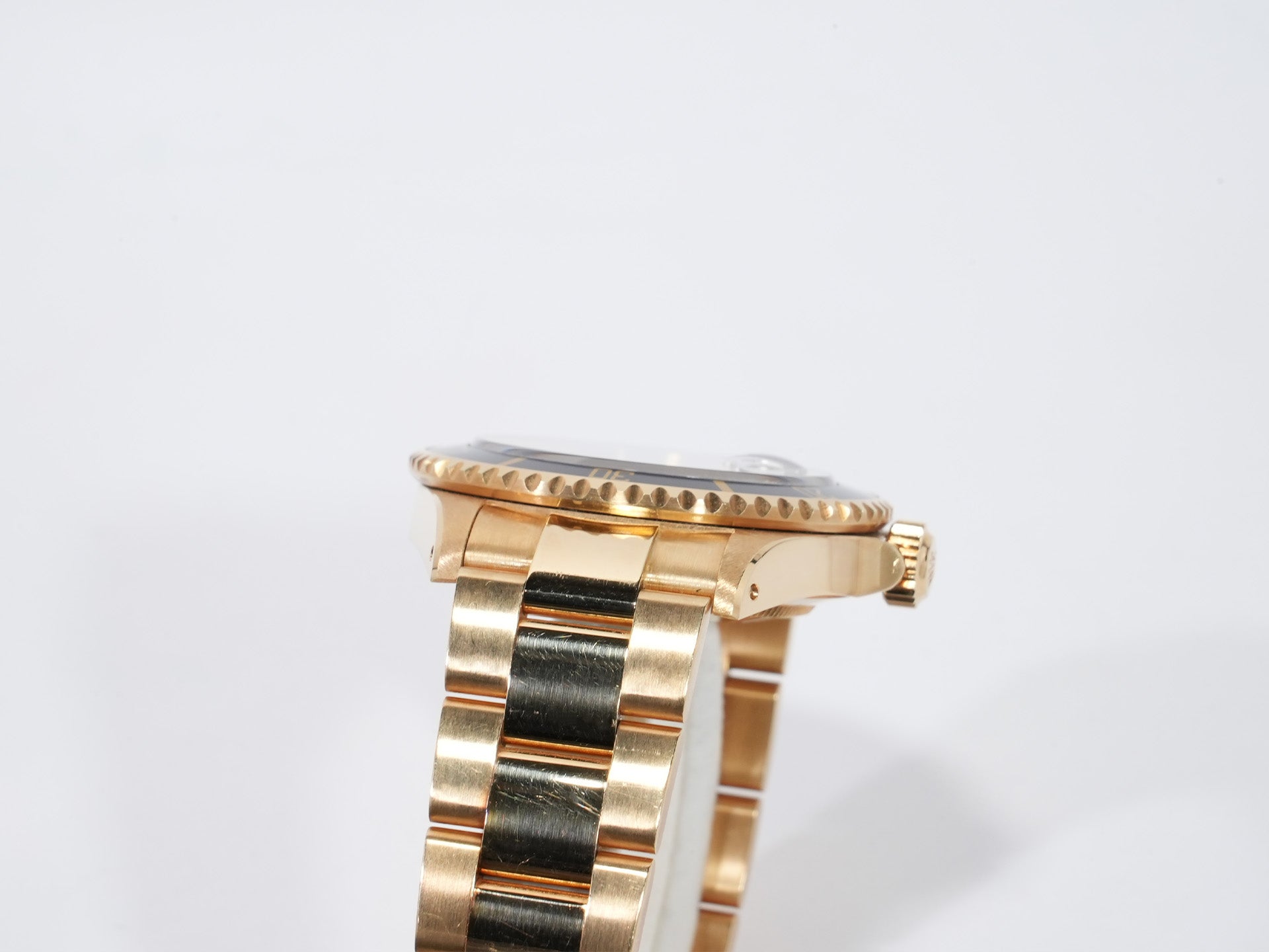 ロレックス サブマリーナー デイト Ref.16618 イエローゴールド ブラック文字盤 中古 eq4q4726