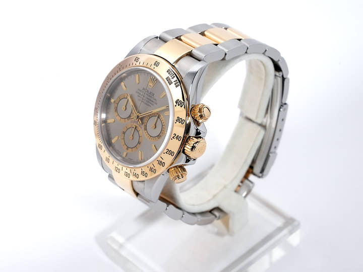 Rolex Daytona El Primero Ref. 16523 Stainless Steel/Yellow Gold Gray Dial Used gnx9oaz5