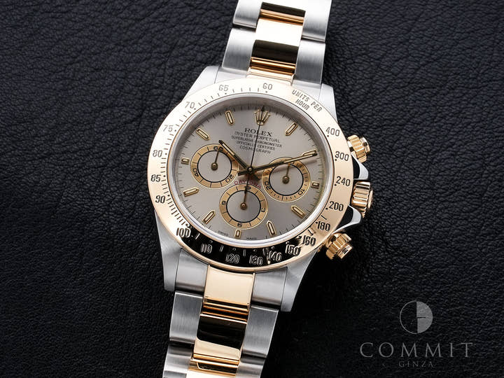 Rolex Daytona El Primero Ref. 16523 Stainless Steel/Yellow Gold Gray Dial Used gnx9oaz5