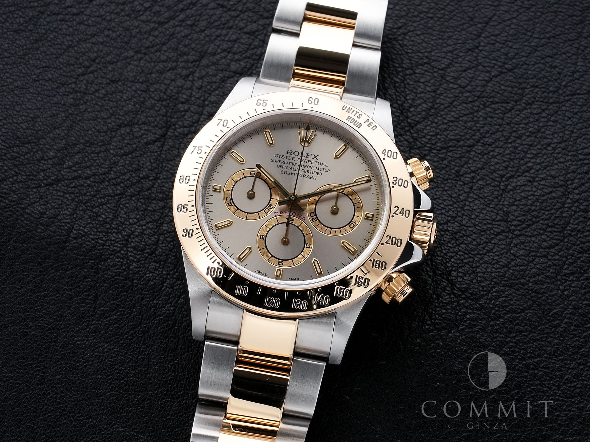 Rolex Daytona El Primero Ref. 16523 Stainless Steel/Yellow Gold Gray Dial Used gnx9oaz5